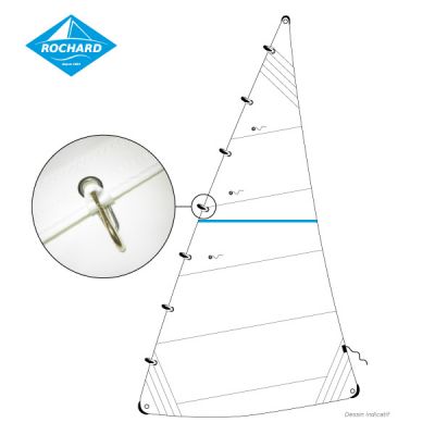 Génois sur mousqueton Rochard